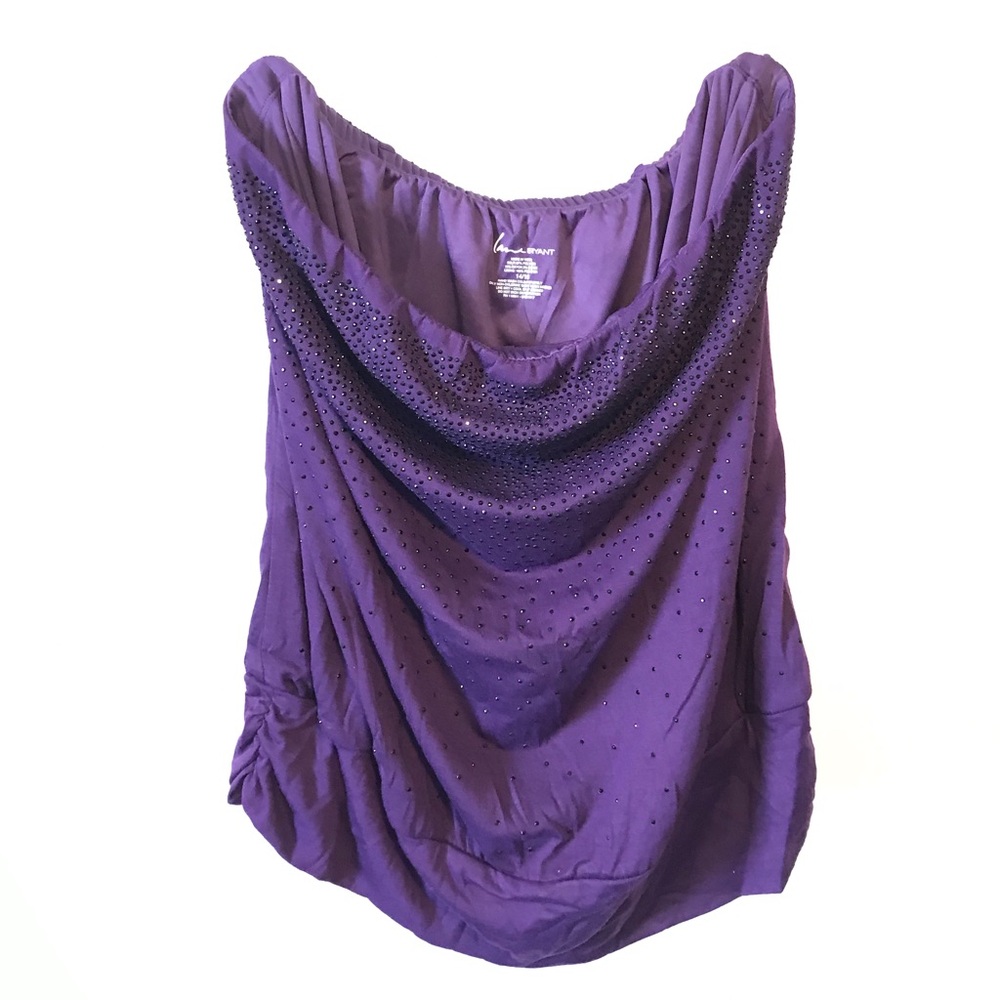 Lane Bryant strapless shirt!